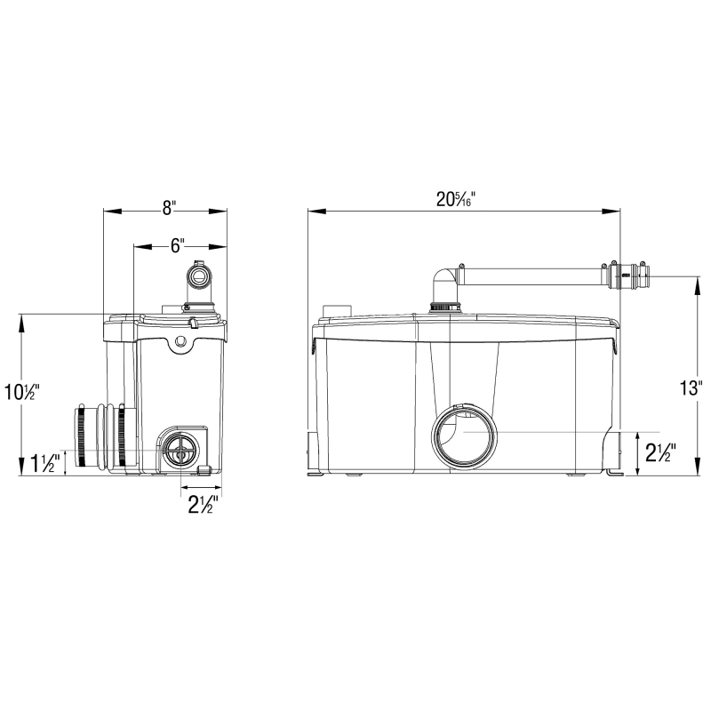 Sanigrind Pro Macerating Pump Only